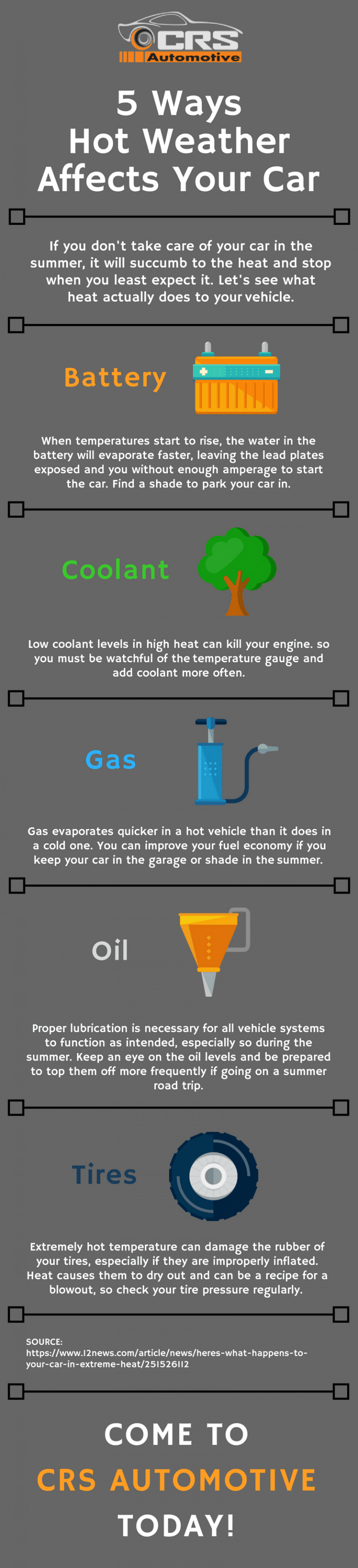 5 Ways Hot Weather Affects Your Car CRS Automotive Hamilton