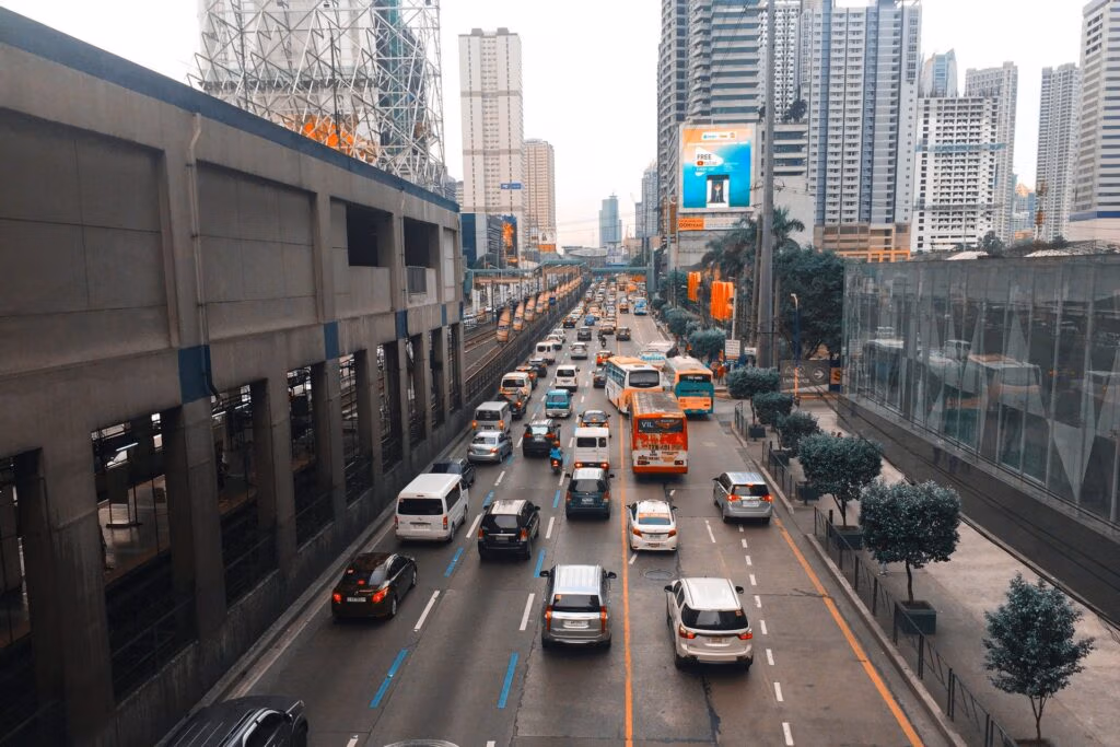 bumper to bumper driving