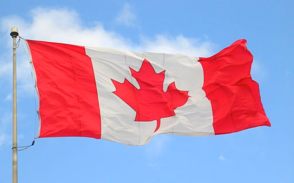 Canadian flag symbolizing national policy context