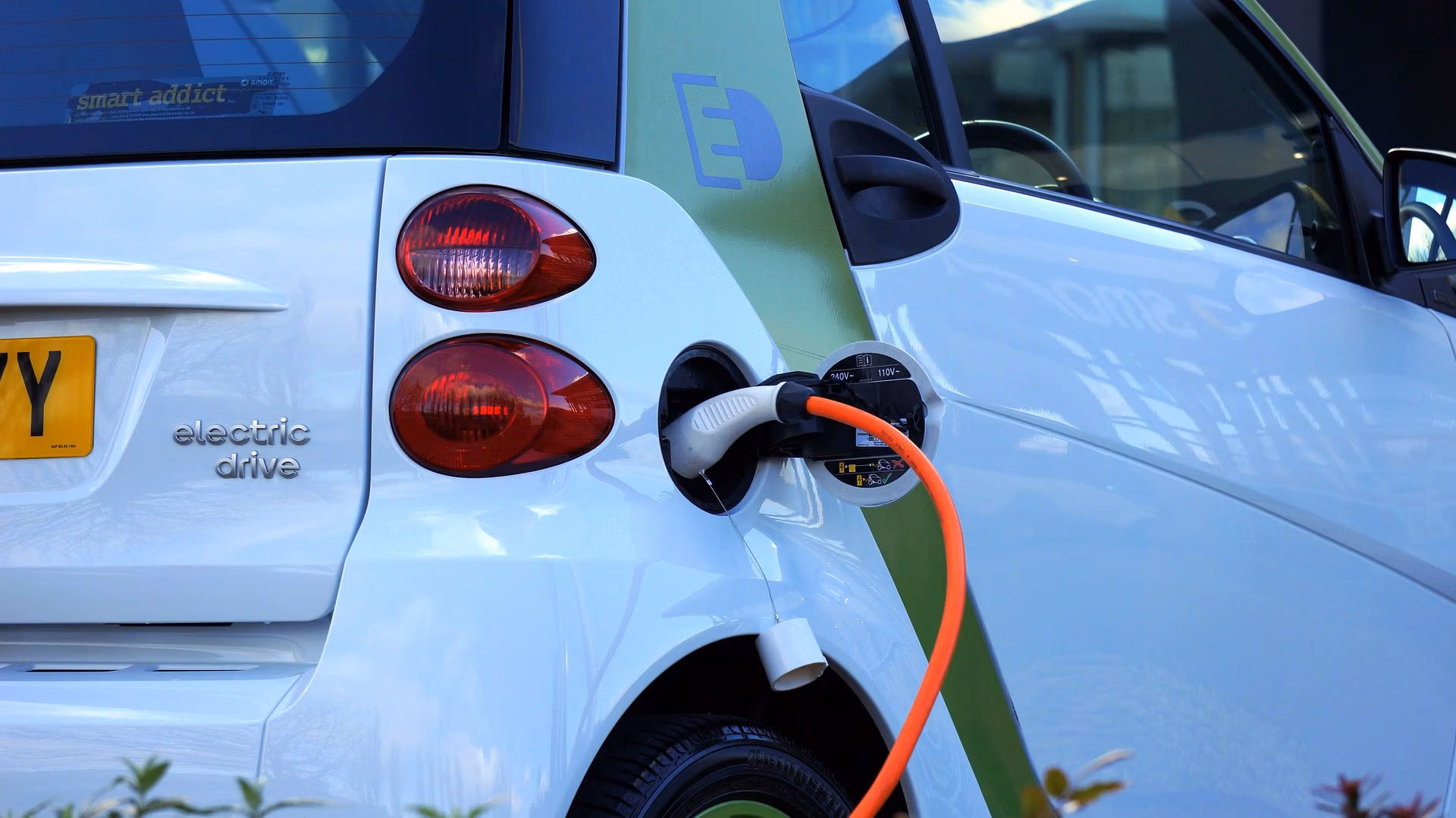 Electric vehicle parked at CRS Automotive service centre in Hamilton