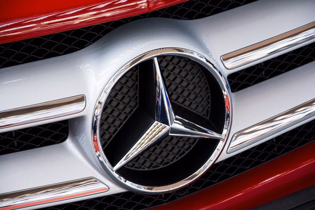 Mercedes vehicle parked at CRS Automotive service centre in Hamilton